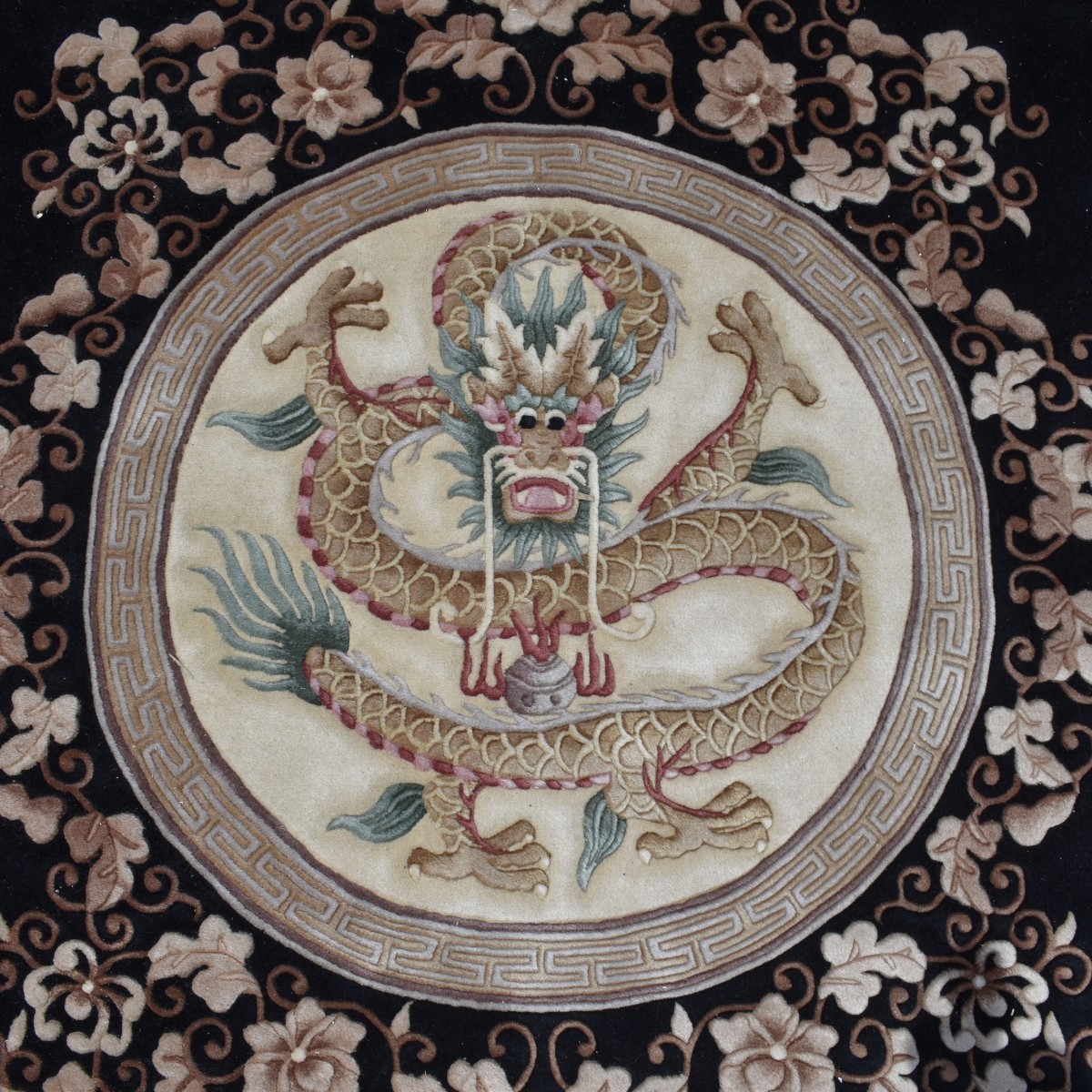 Vintage Chinese Wool Rug