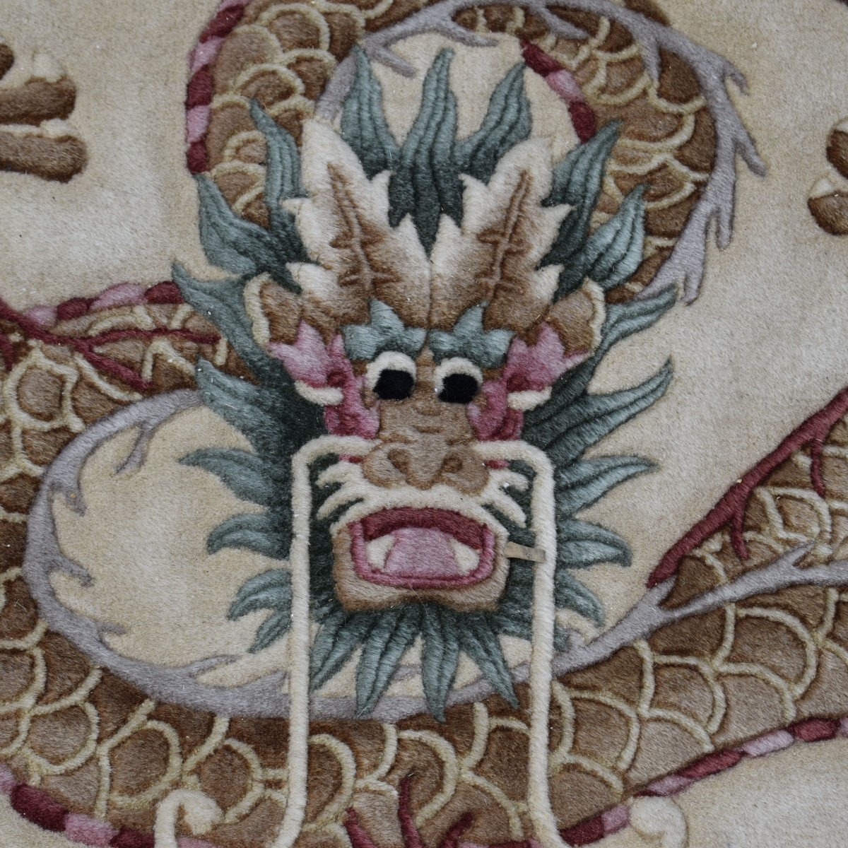 Vintage Chinese Wool Rug