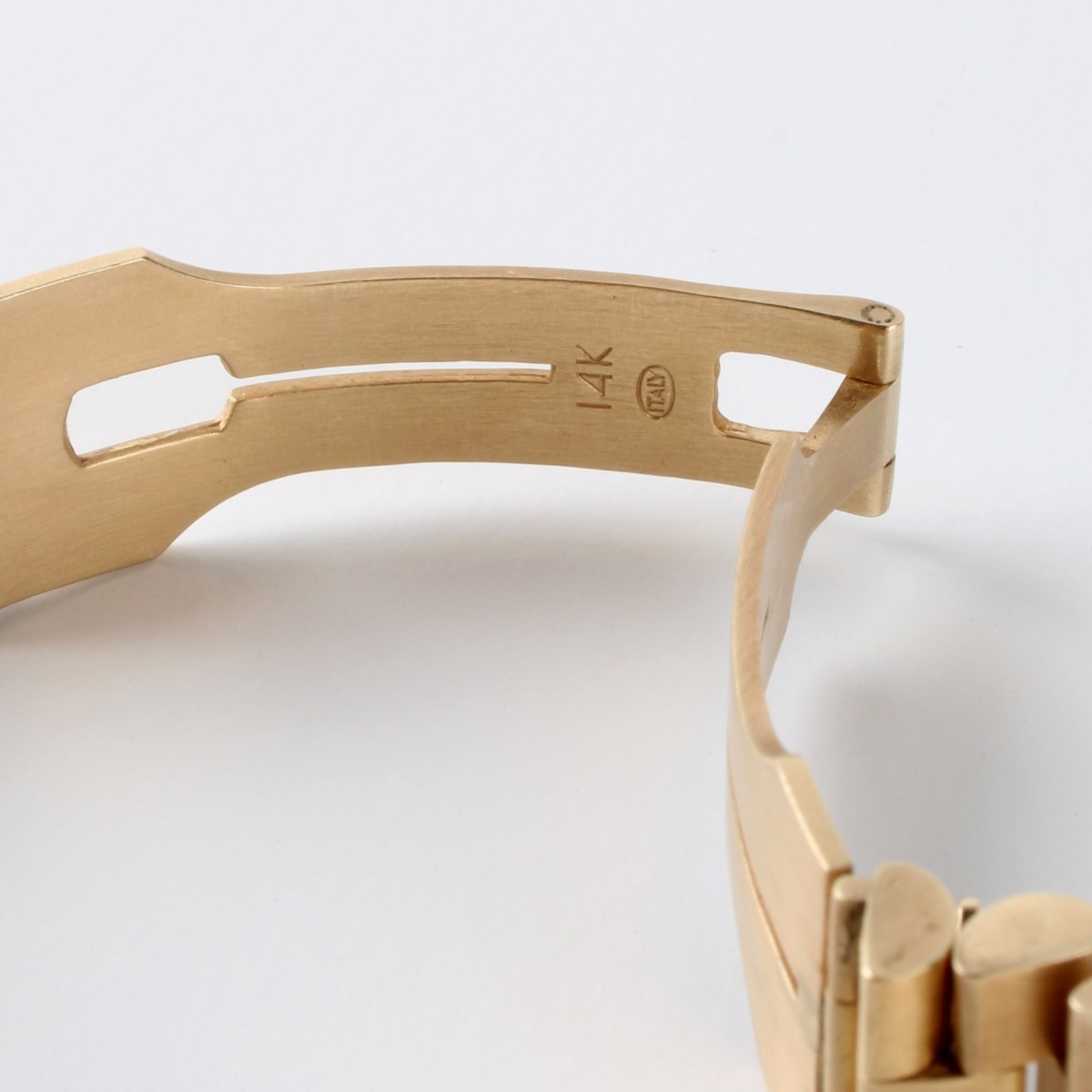 Men's 14KT Yellow Gold Rolex Style Bracelet