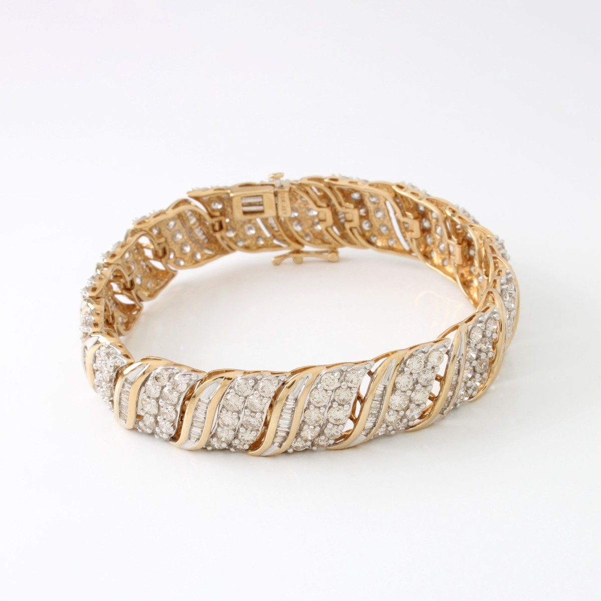 Diamond and 10K Bracelet