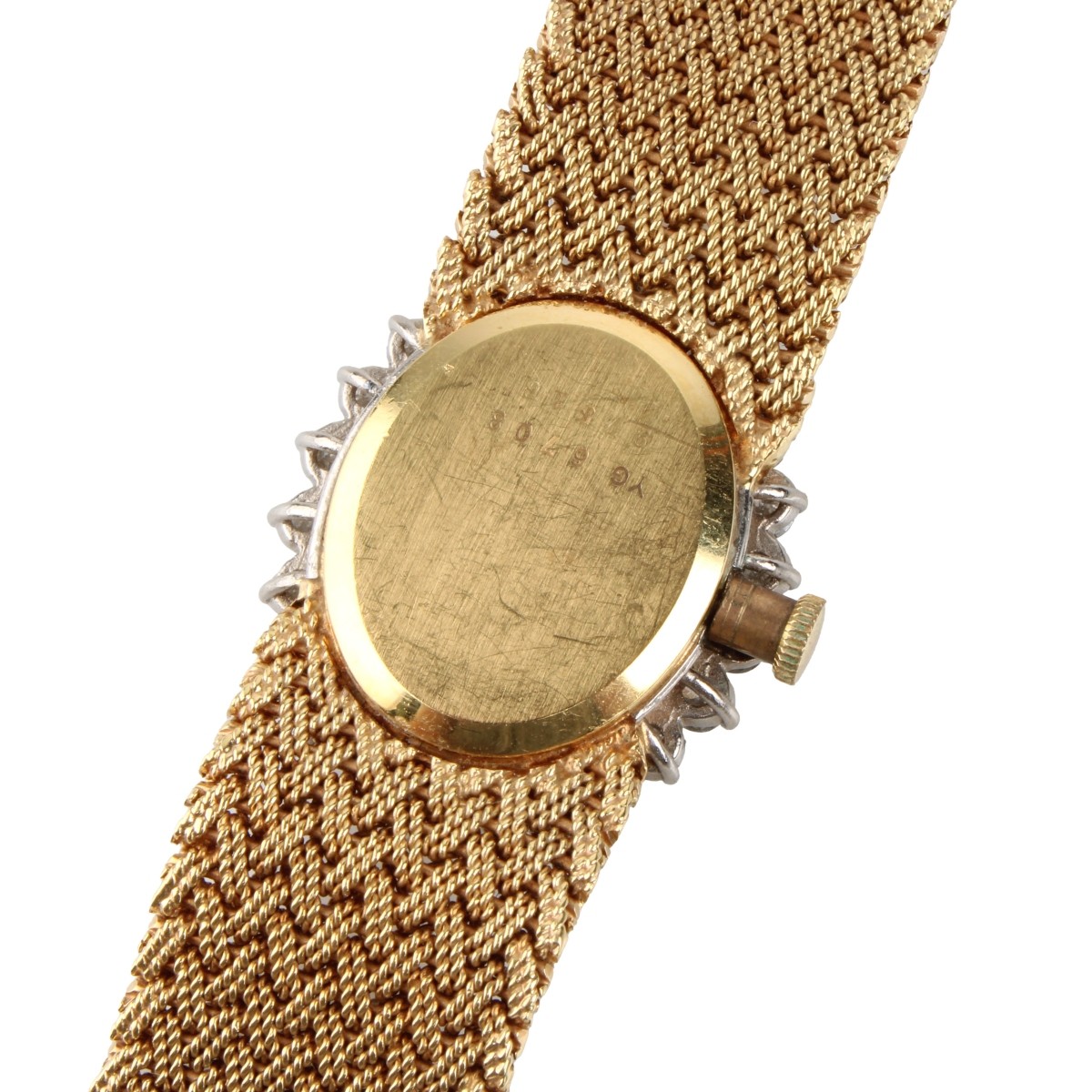 Bueche Girod Diamond and 18K Watch