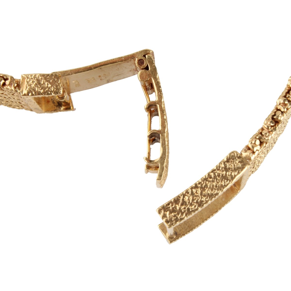 Bueche Girod Diamond and 18K Watch