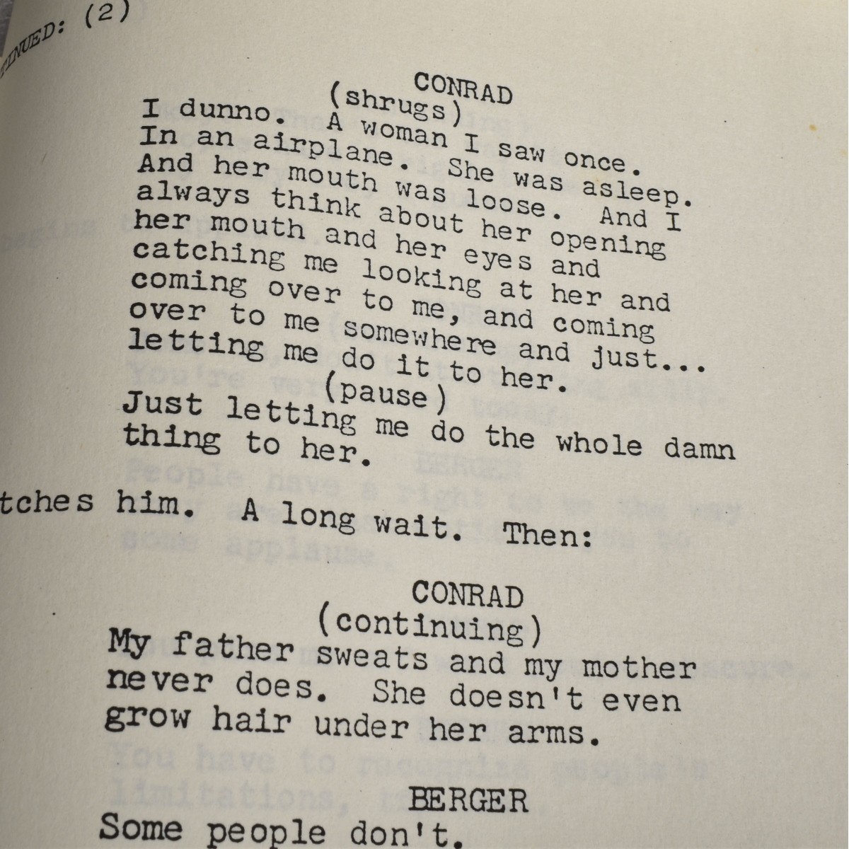 "Ordinary People" Screenplay