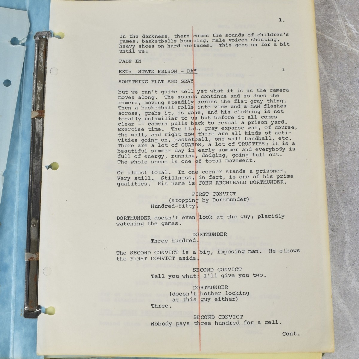 "The Hot Rock" Screenplay