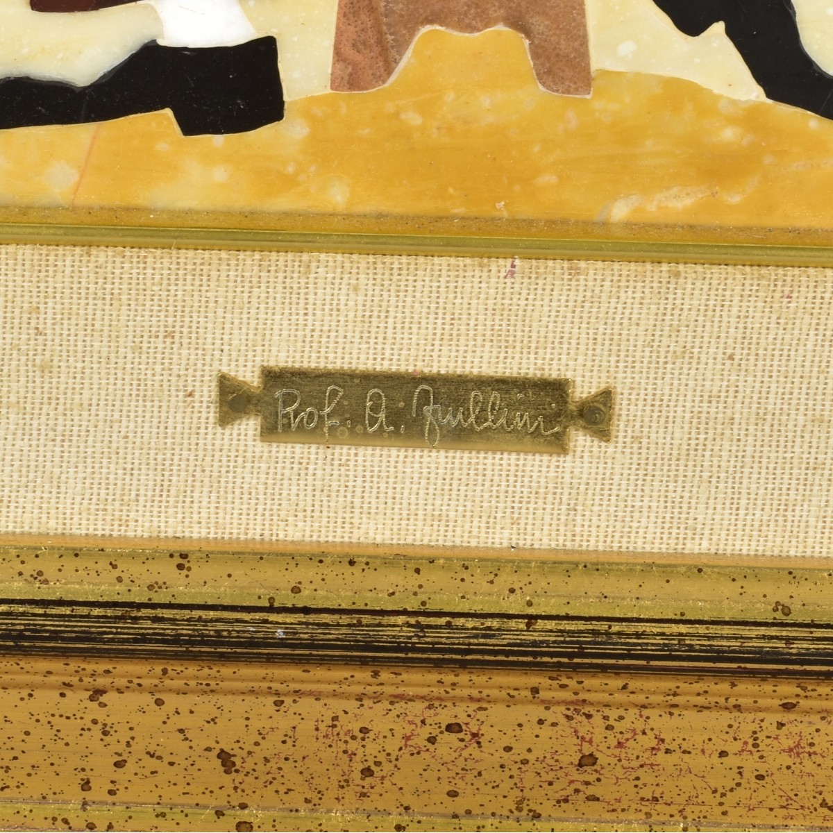 Prof. A. Zuillim Italian Pietra Dura