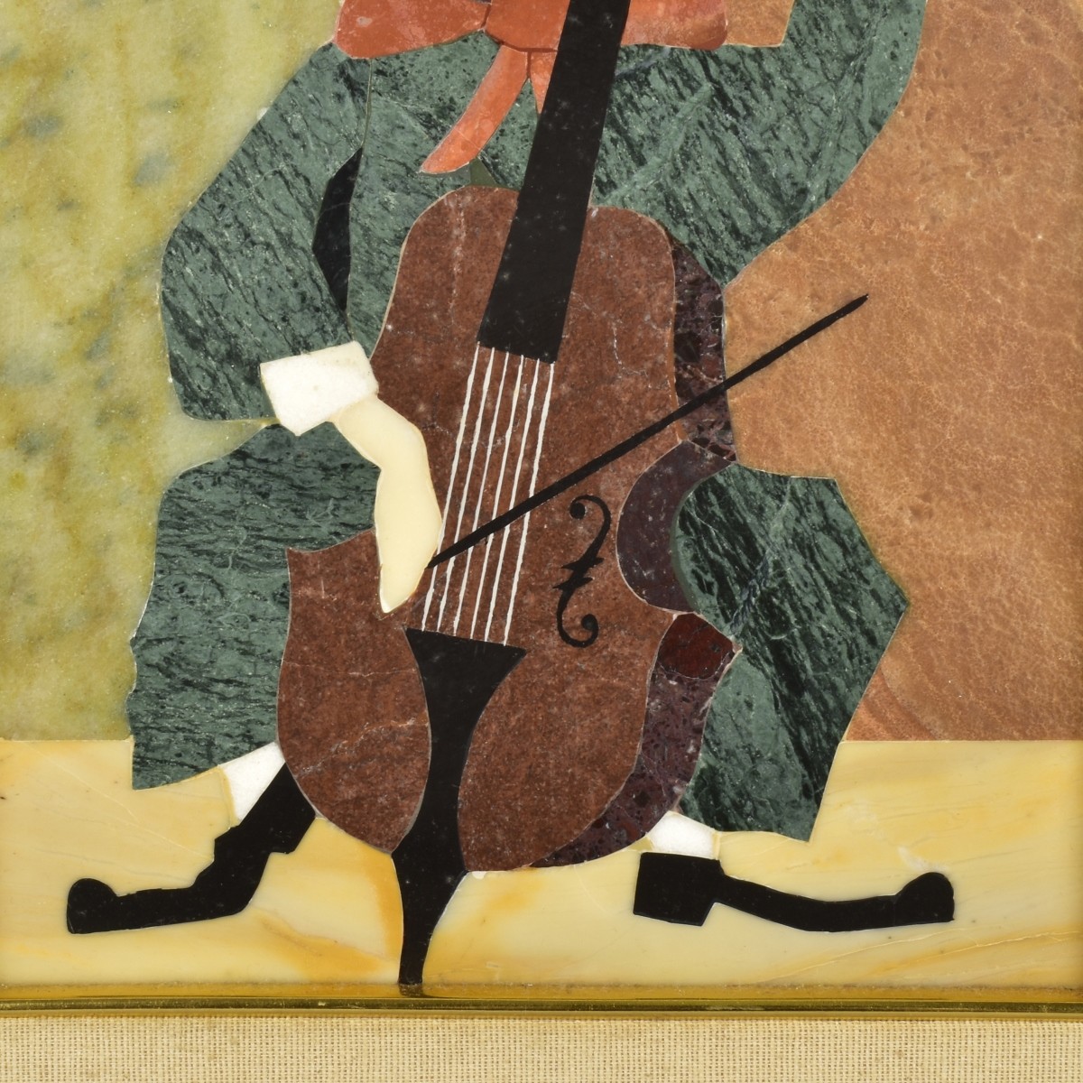 Italian Pietra Dura Plaque