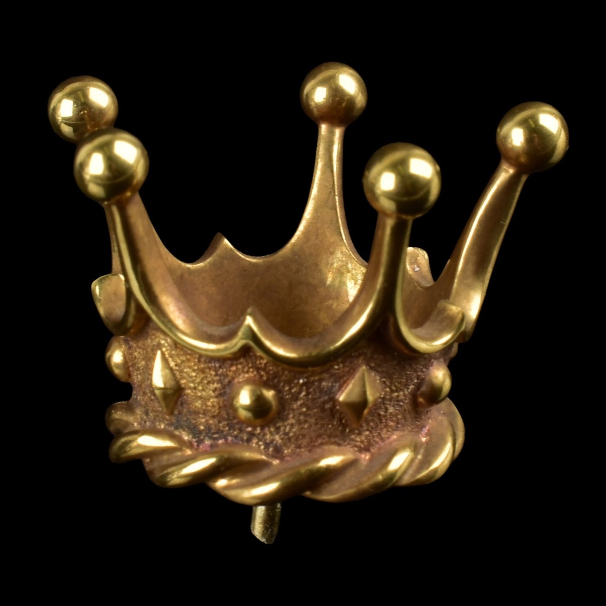 Steuben Crystal and 18K Frog Prince