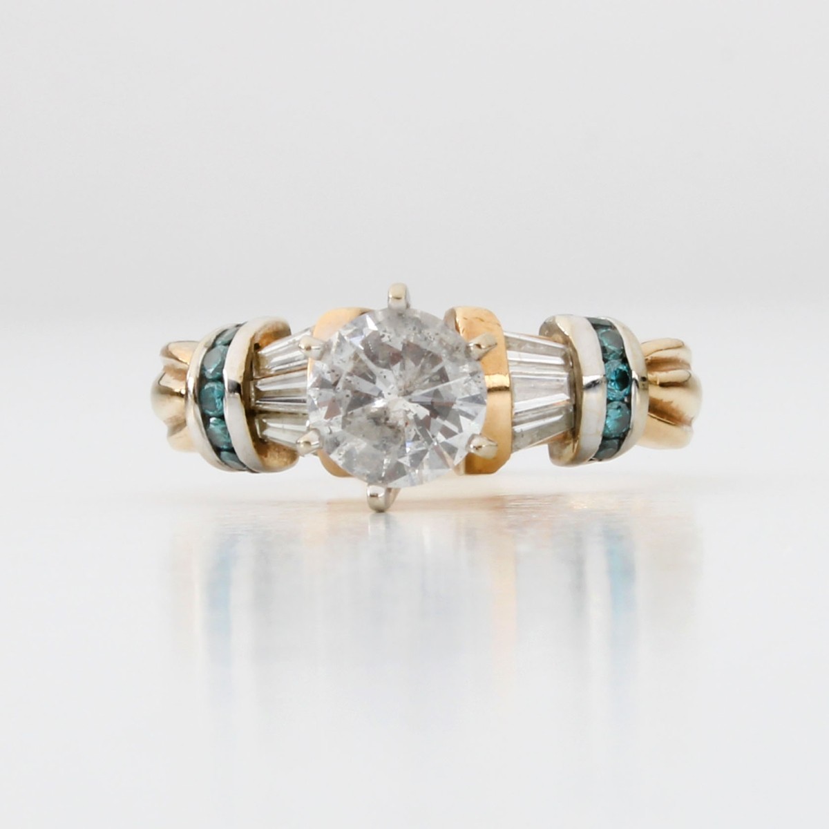 Diamond and 14K Ring