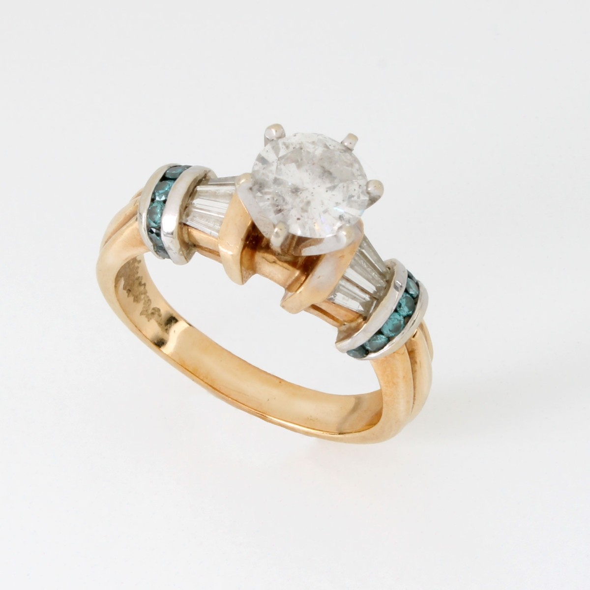 Diamond and 14K Ring