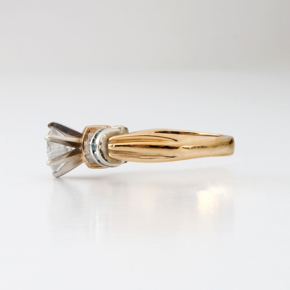 Diamond and 14K Ring