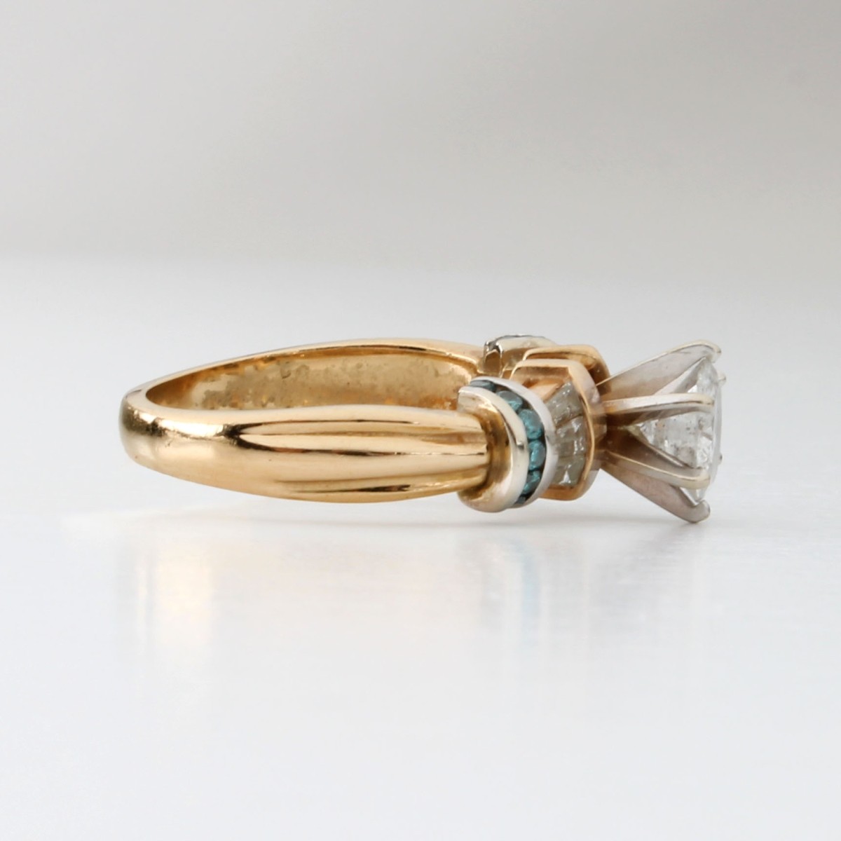 Diamond and 14K Ring