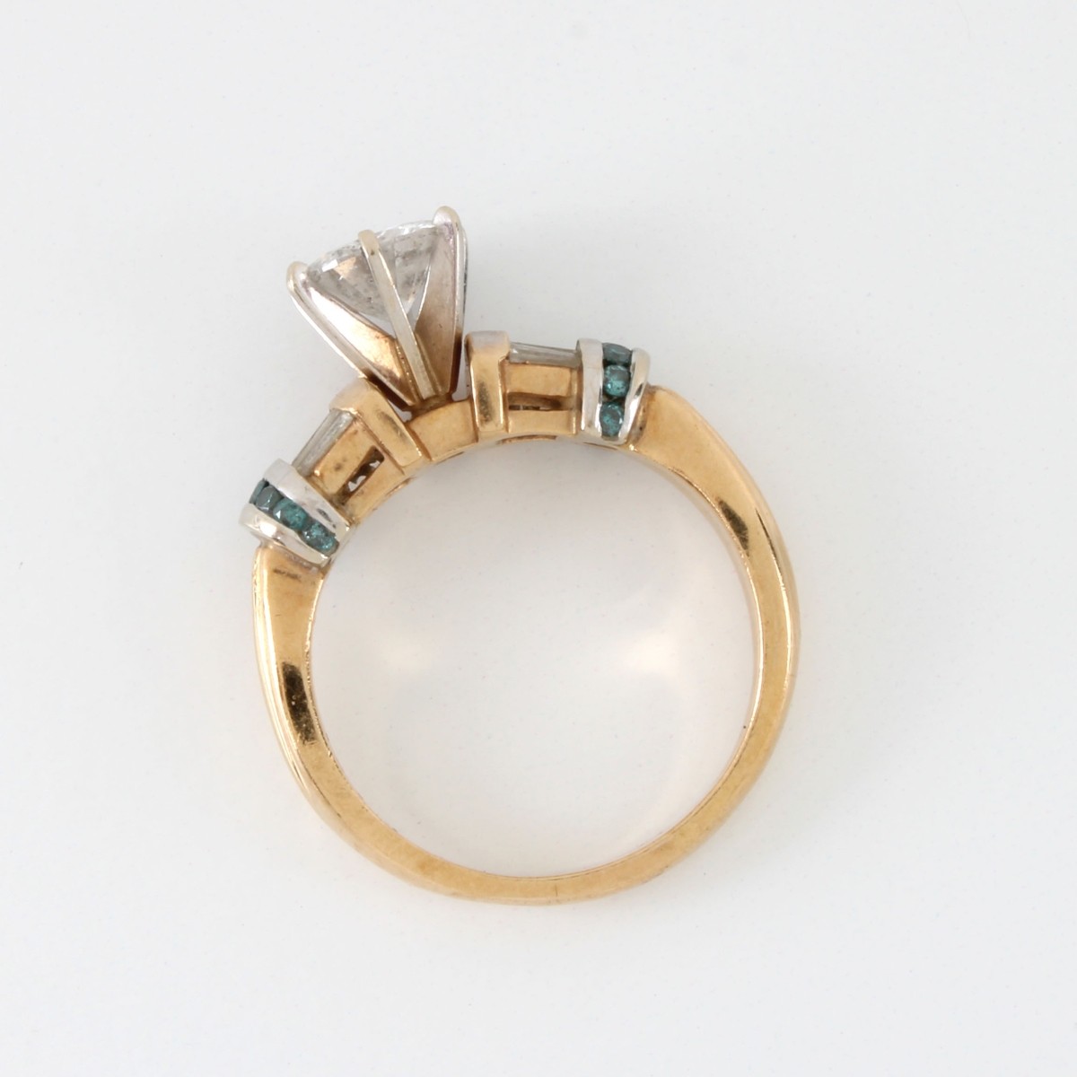 Diamond and 14K Ring