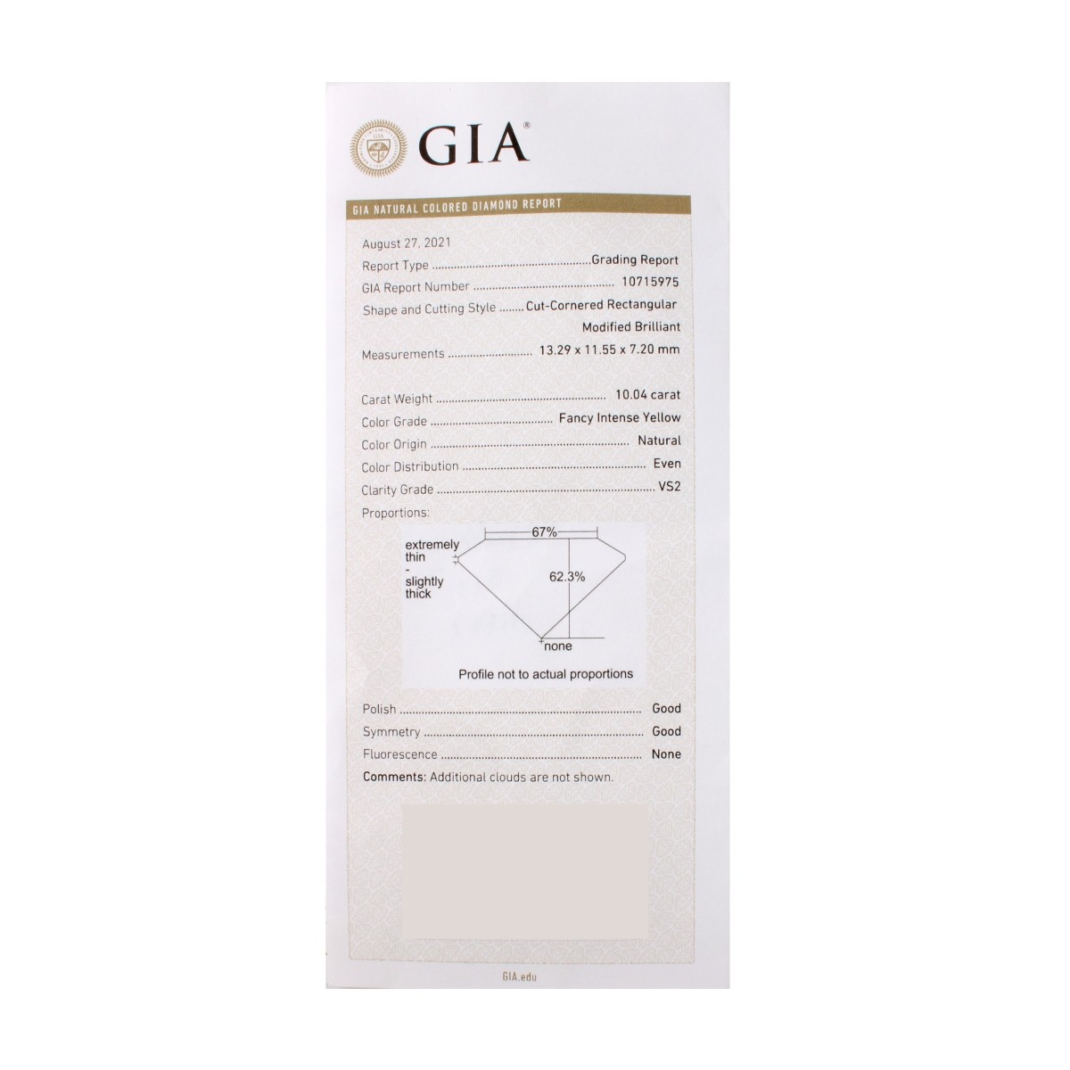 GIA Diamond Engagement Ring