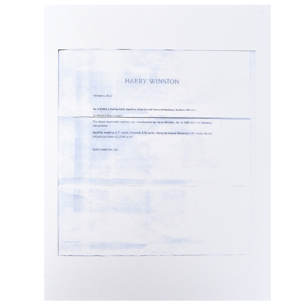 Harry Winston Gemstone & Diamond Necklace