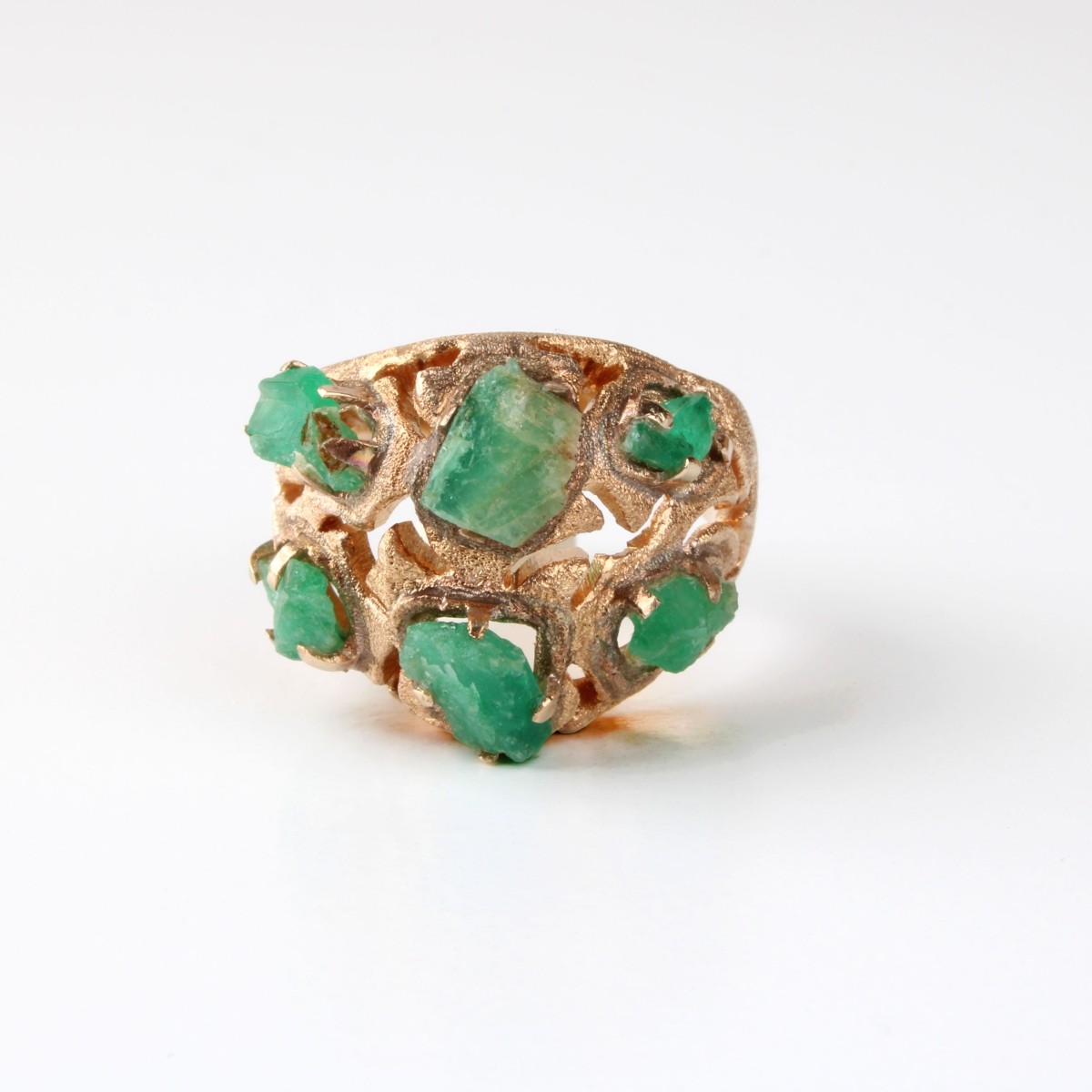 Emerald and 14K Ring