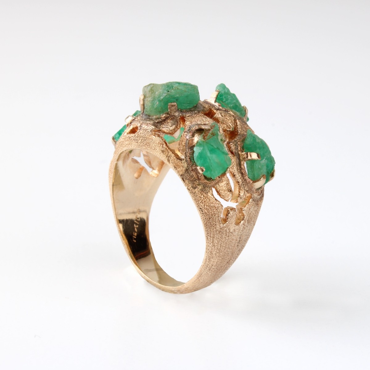 Emerald and 14K Ring