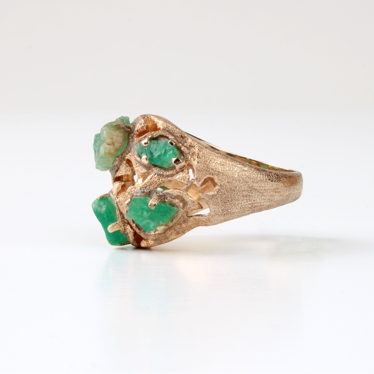 Emerald and 14K Ring