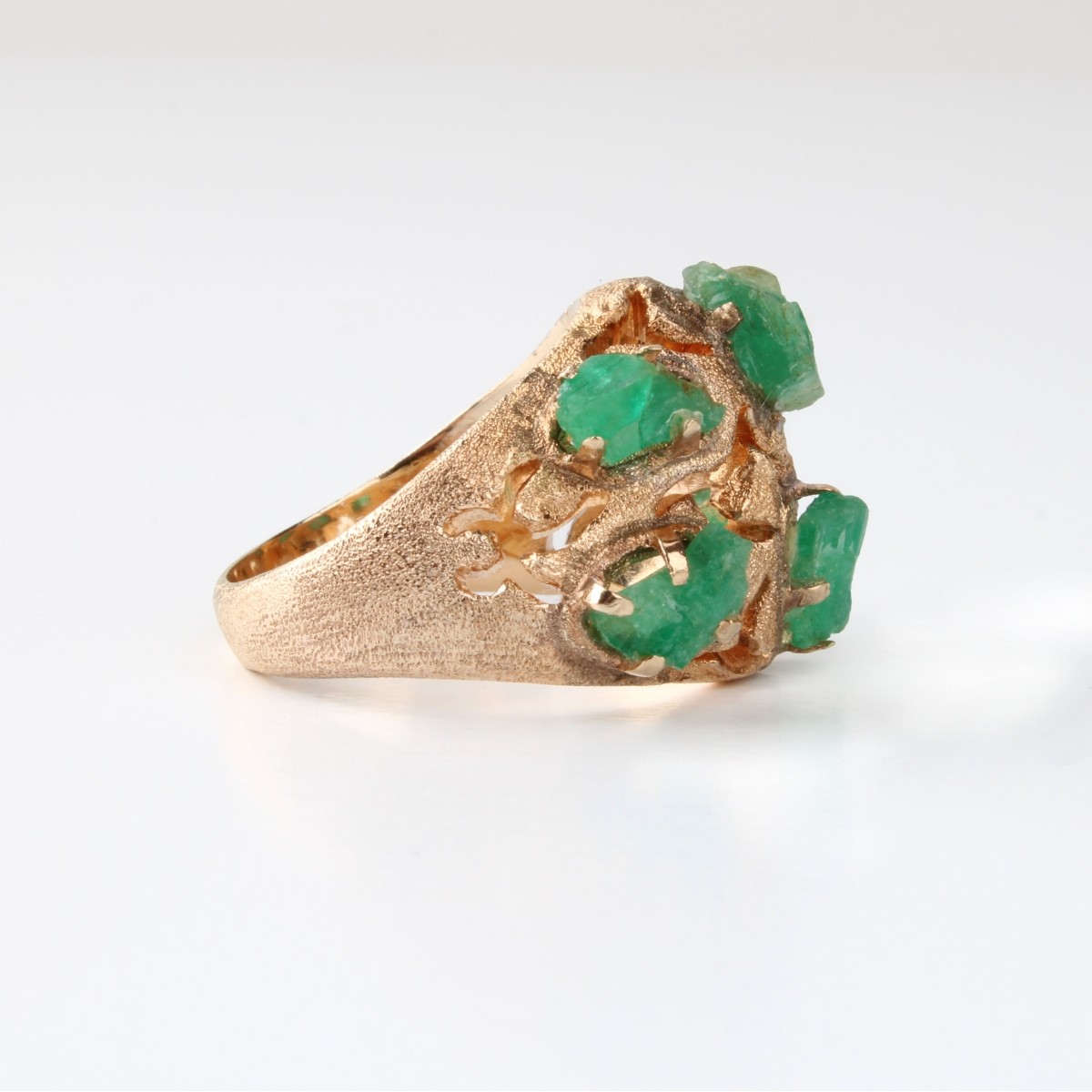 Emerald and 14K Ring