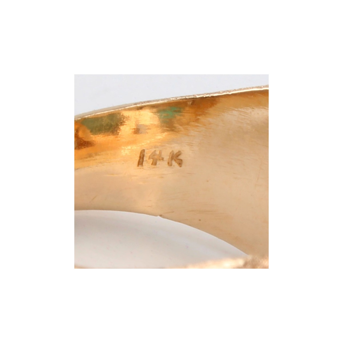 Emerald and 14K Ring