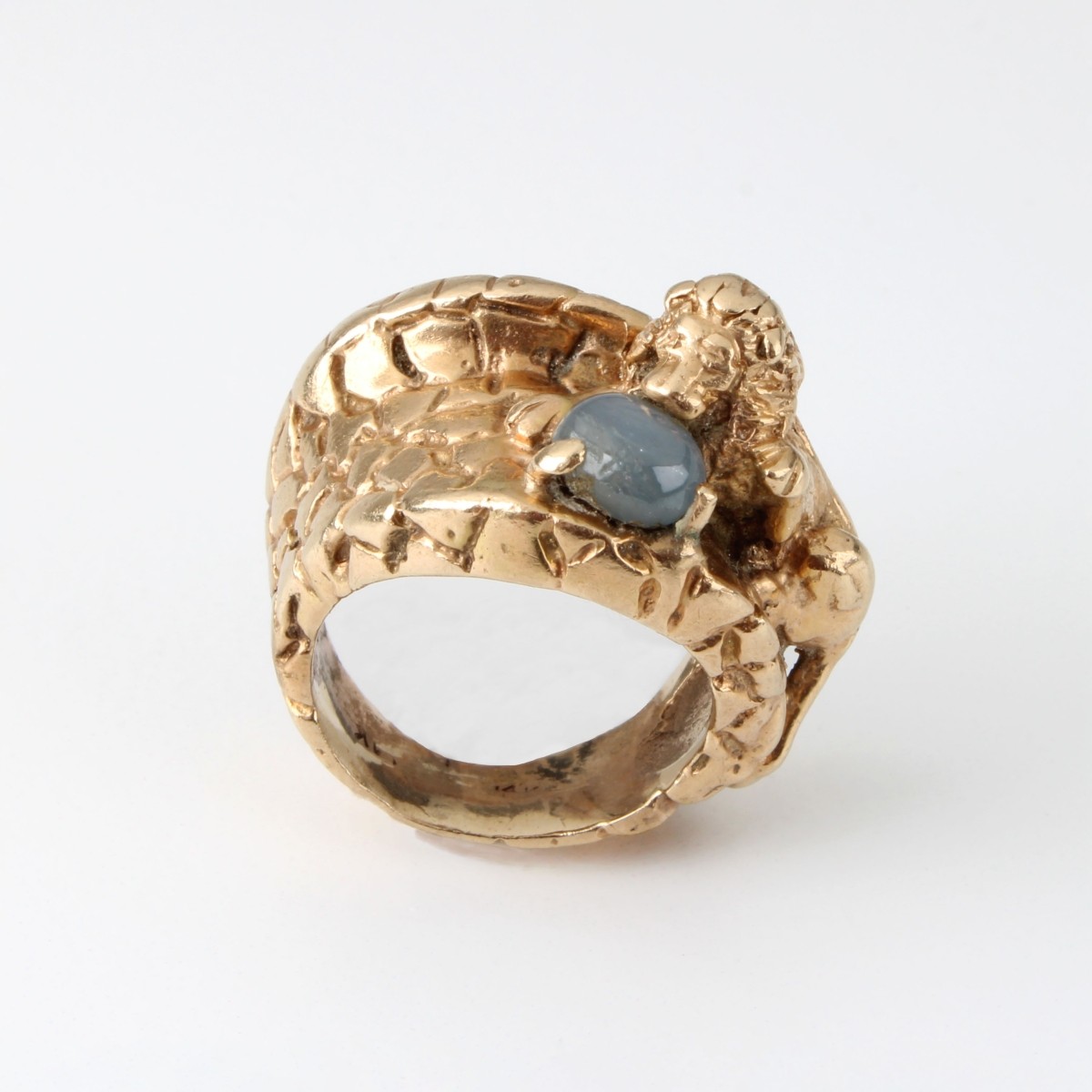 Star Sapphire and 14K Ring