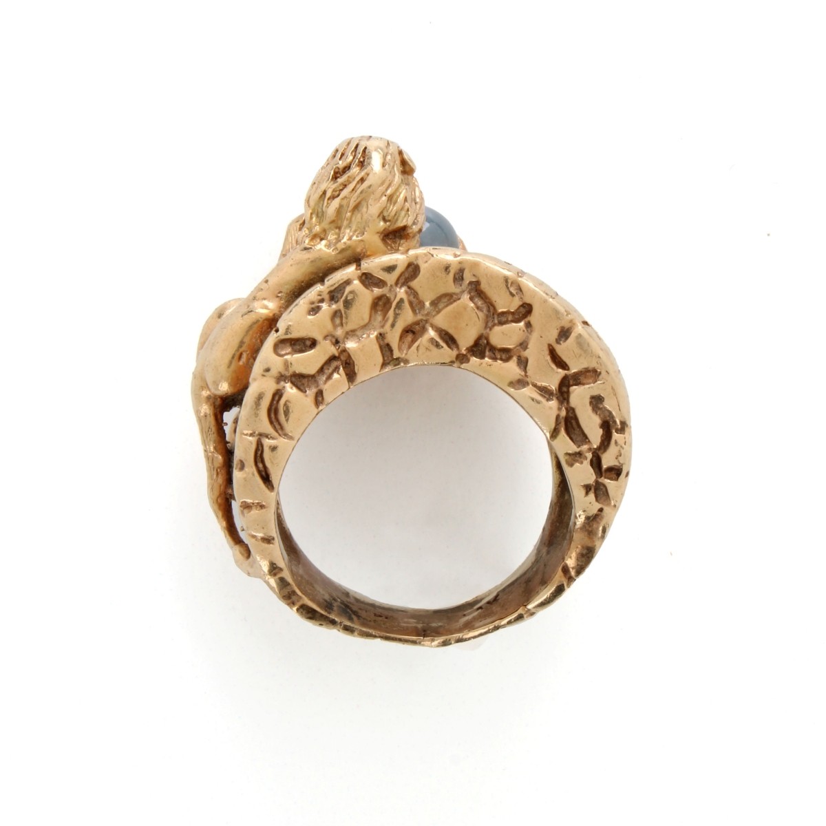 Star Sapphire and 14K Ring