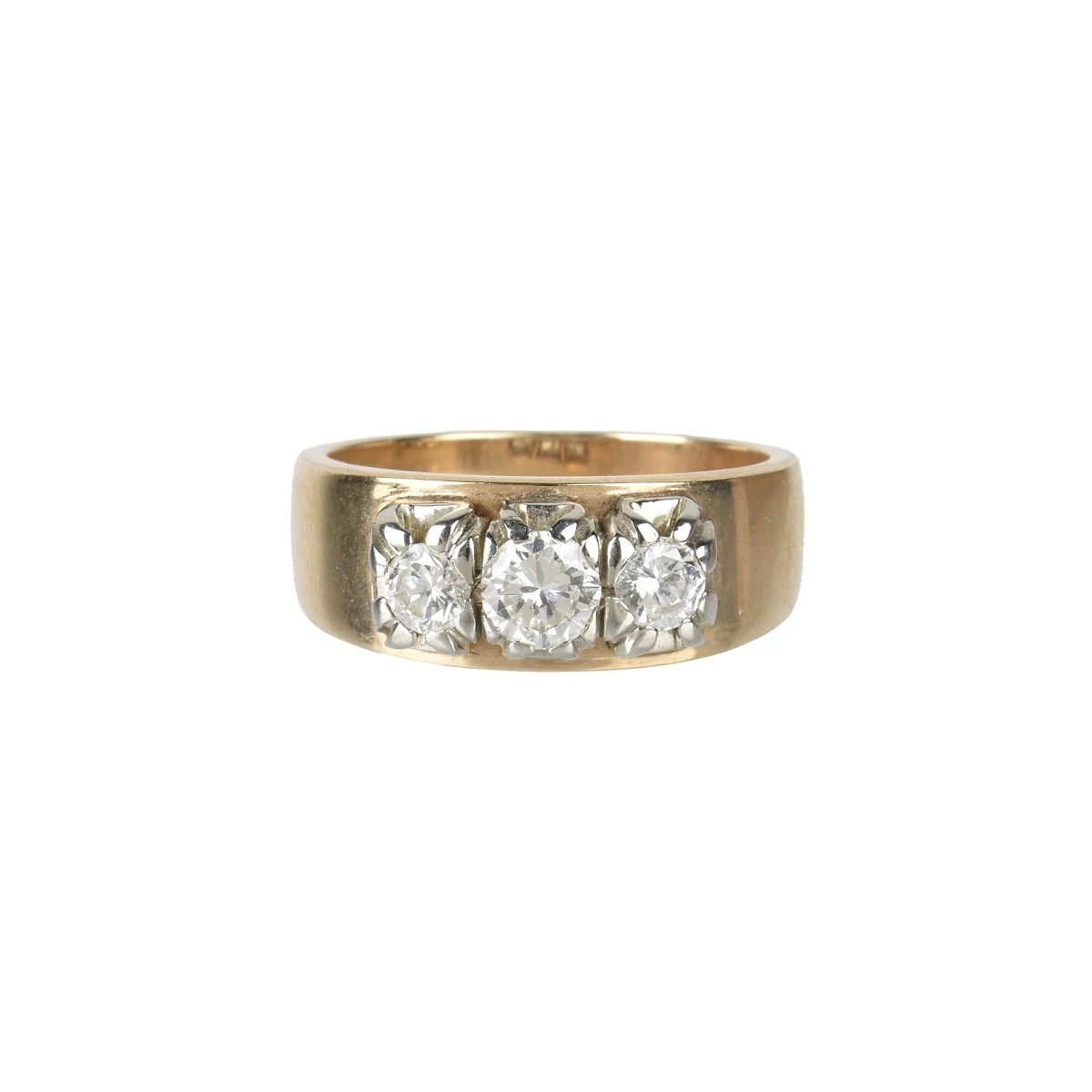 Diamond and 18K Ring