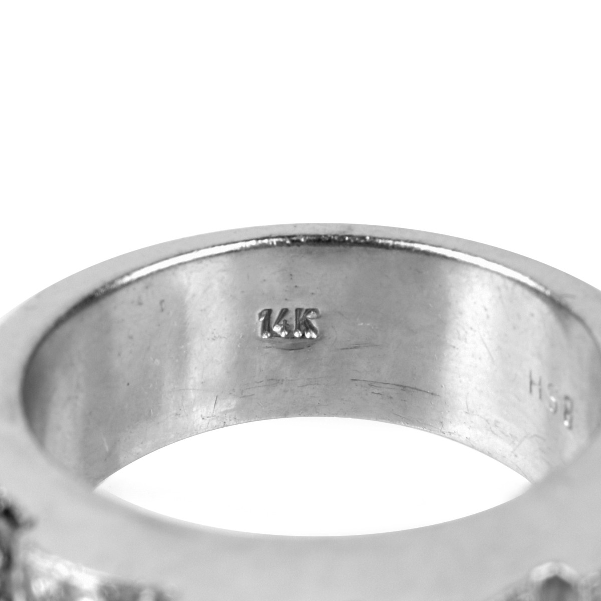 Diamond, Amethyst and 14K Ring