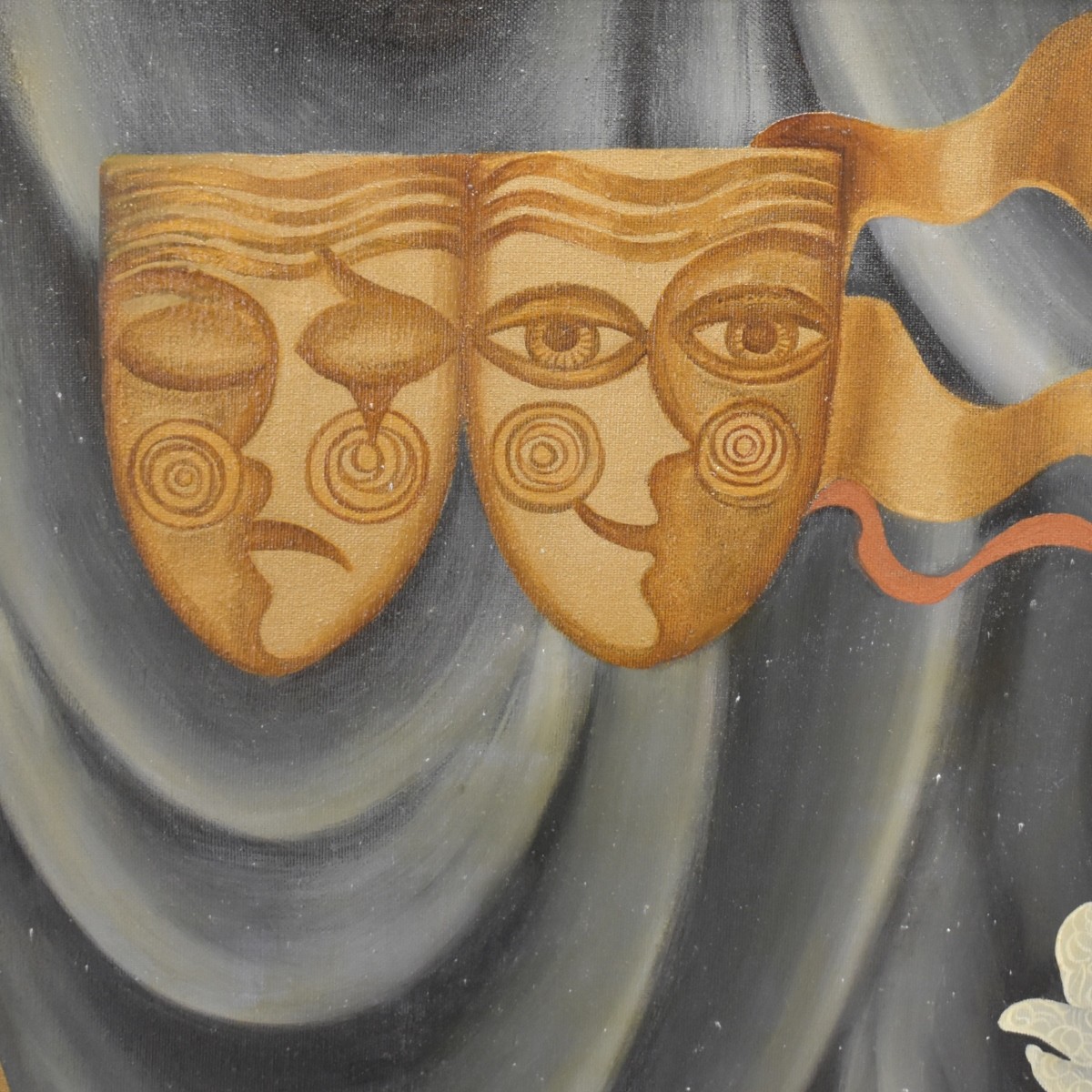 G. Karmeli Oil on Canvas "Pierrot"