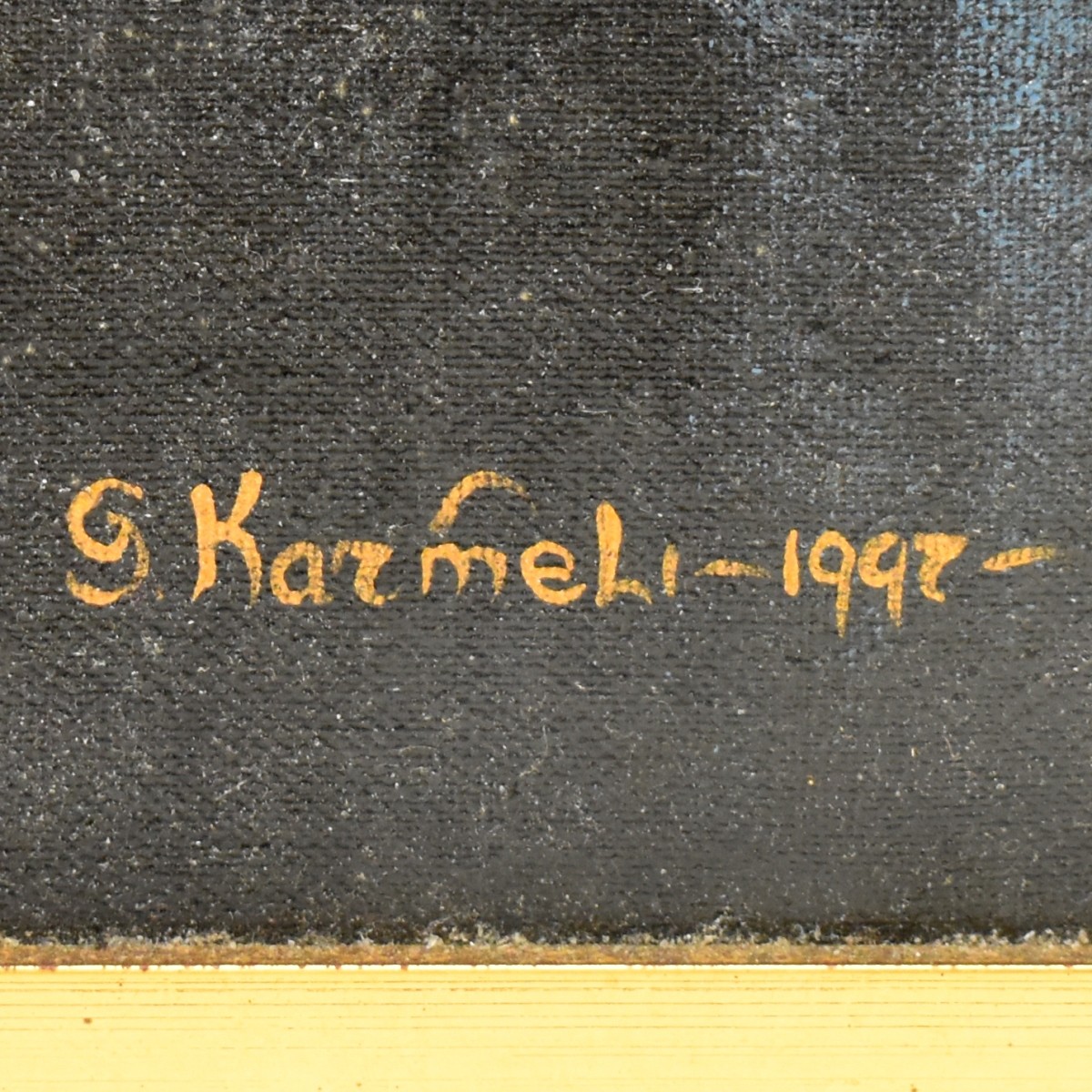 G. Karmeli Oil on Canvas "Pierrot"