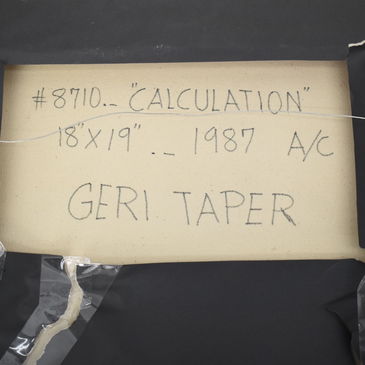 Geri Taper, American/New York (1929-2004)