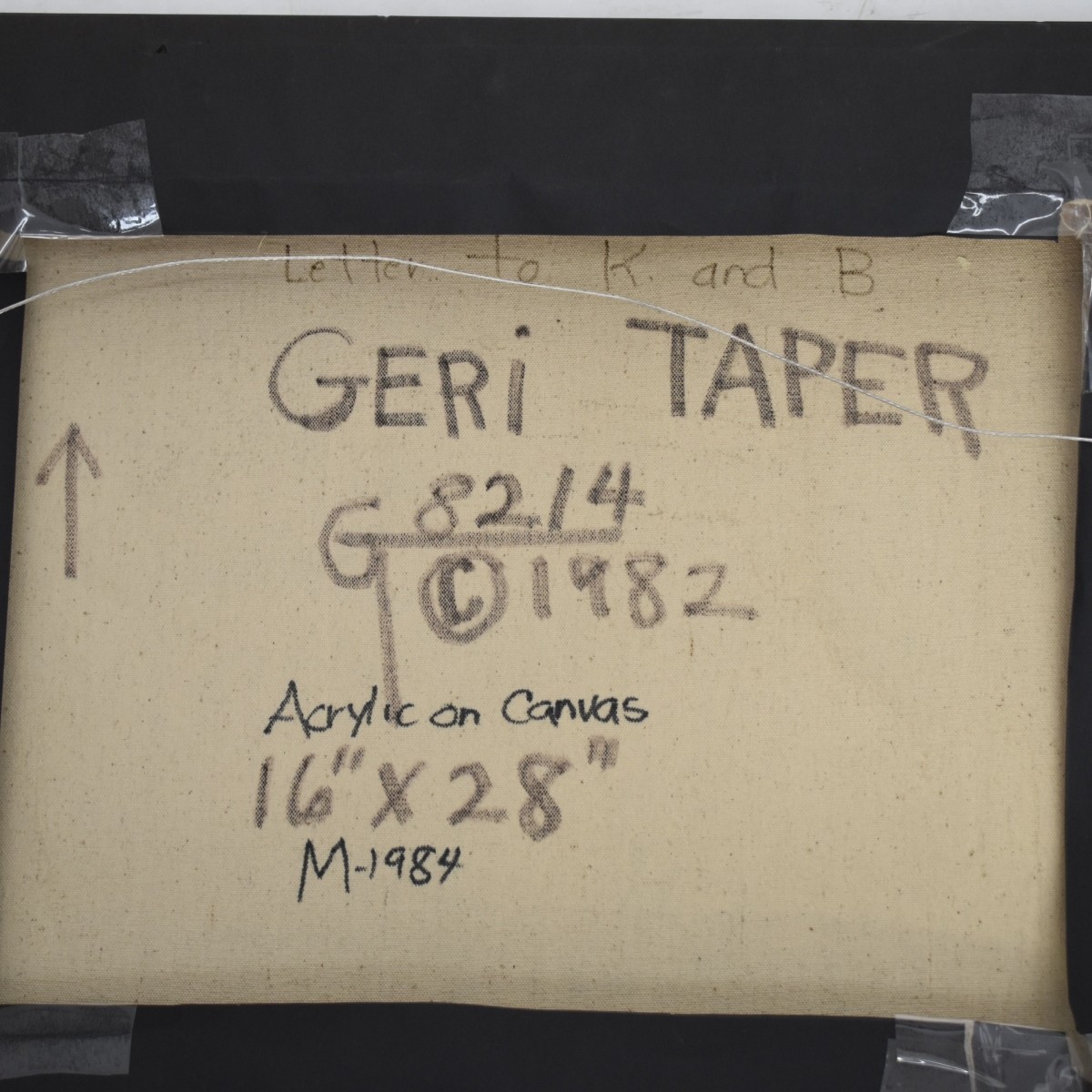 Geri Taper, American/New York (1929-2004)