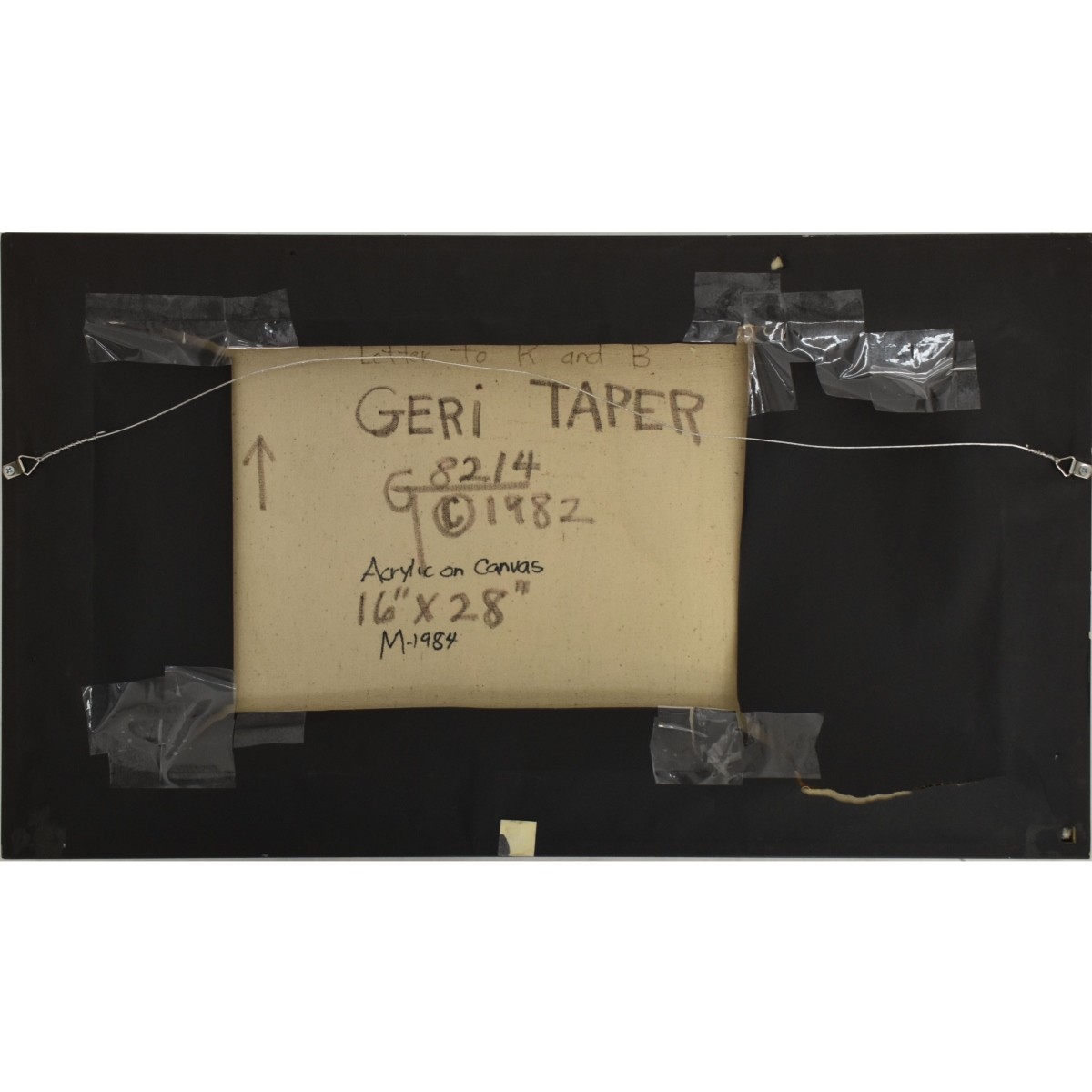 Geri Taper, American/New York (1929-2004)