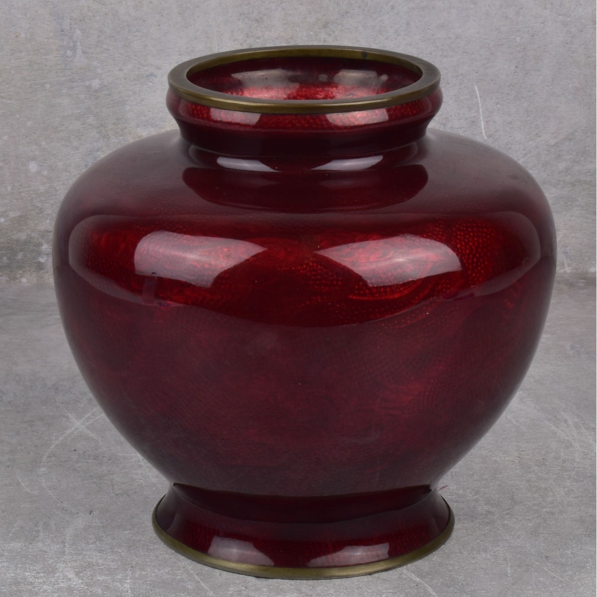 Vintage Japanese Akasuke Cloisonne Vase