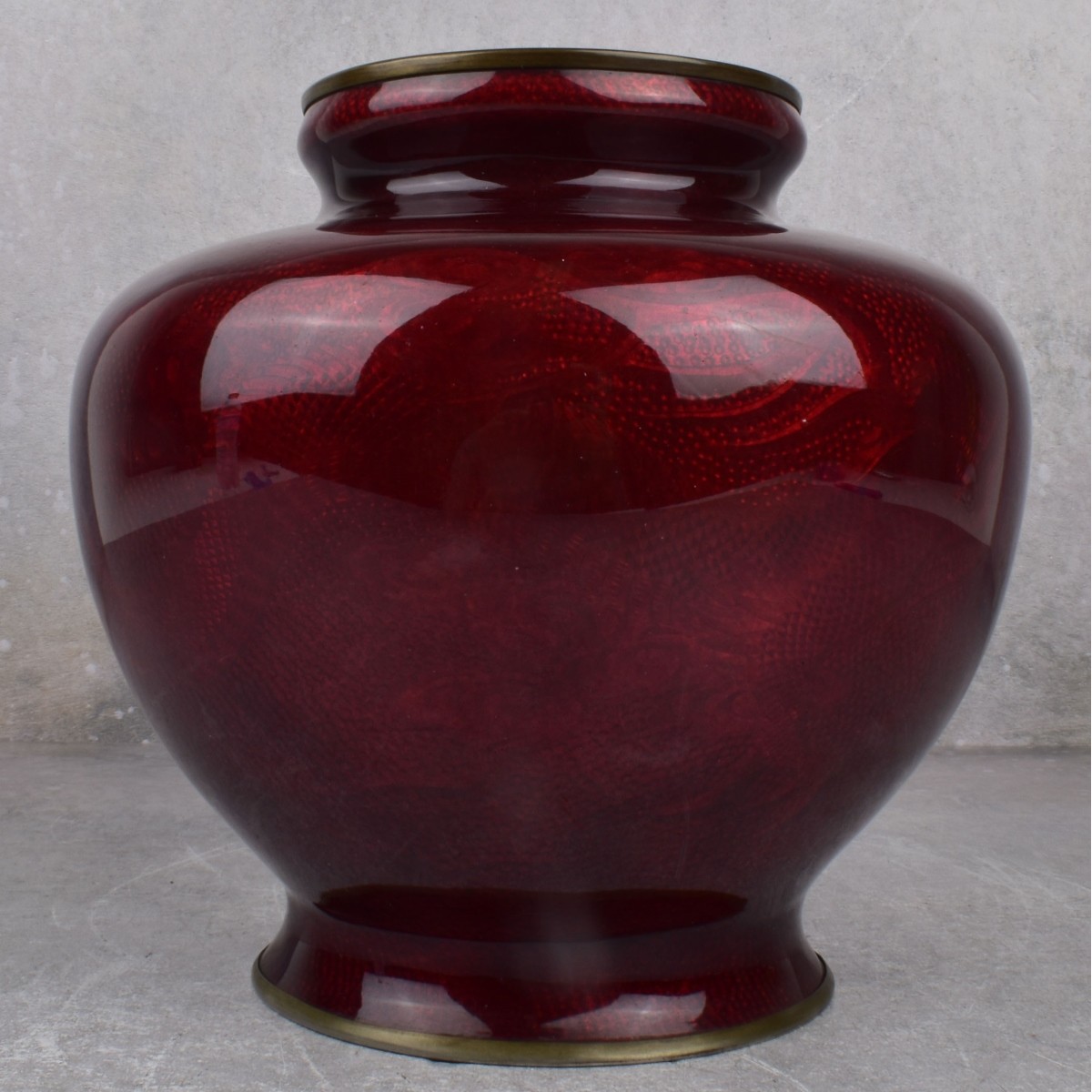 Vintage Japanese Akasuke Cloisonne Vase