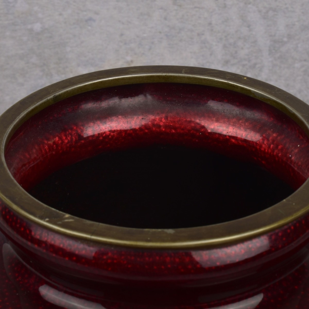 Vintage Japanese Akasuke Ginbari Vase