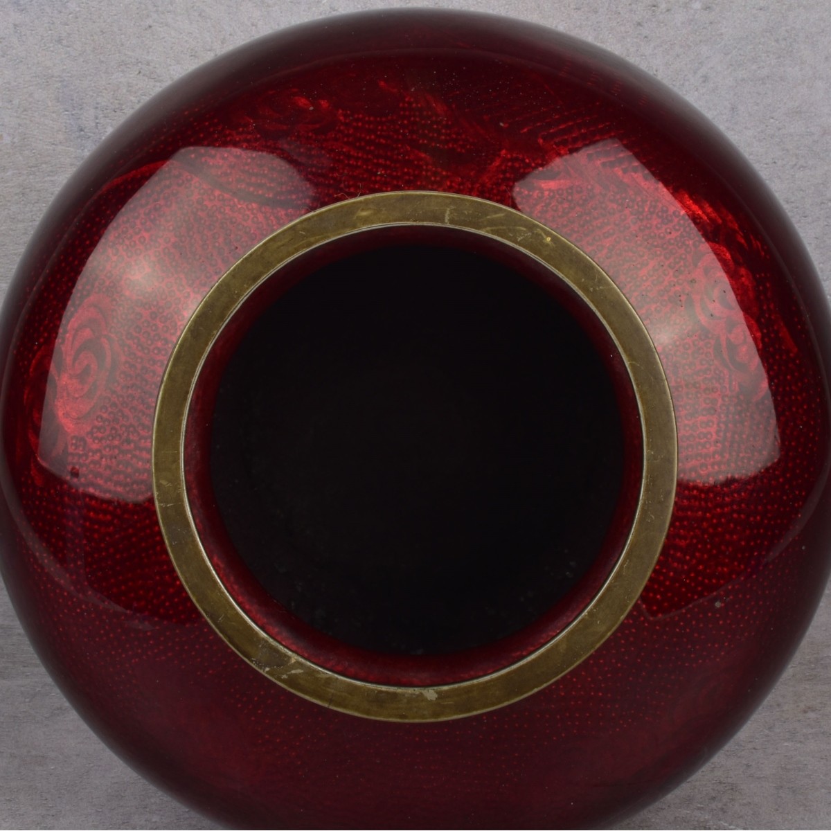 Vintage Japanese Akasuke Ginbari Vase