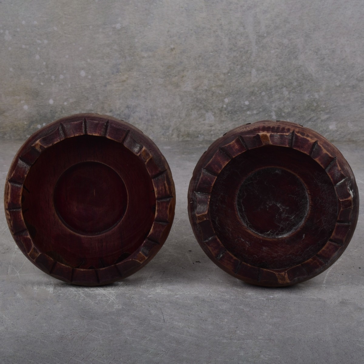 Antique Carved Chinese Emperor/Empress Figures