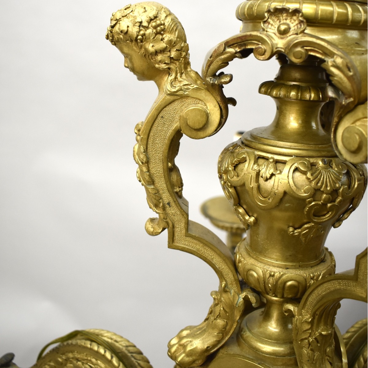 French Gilt Bronze Neo-Classical Chandelier