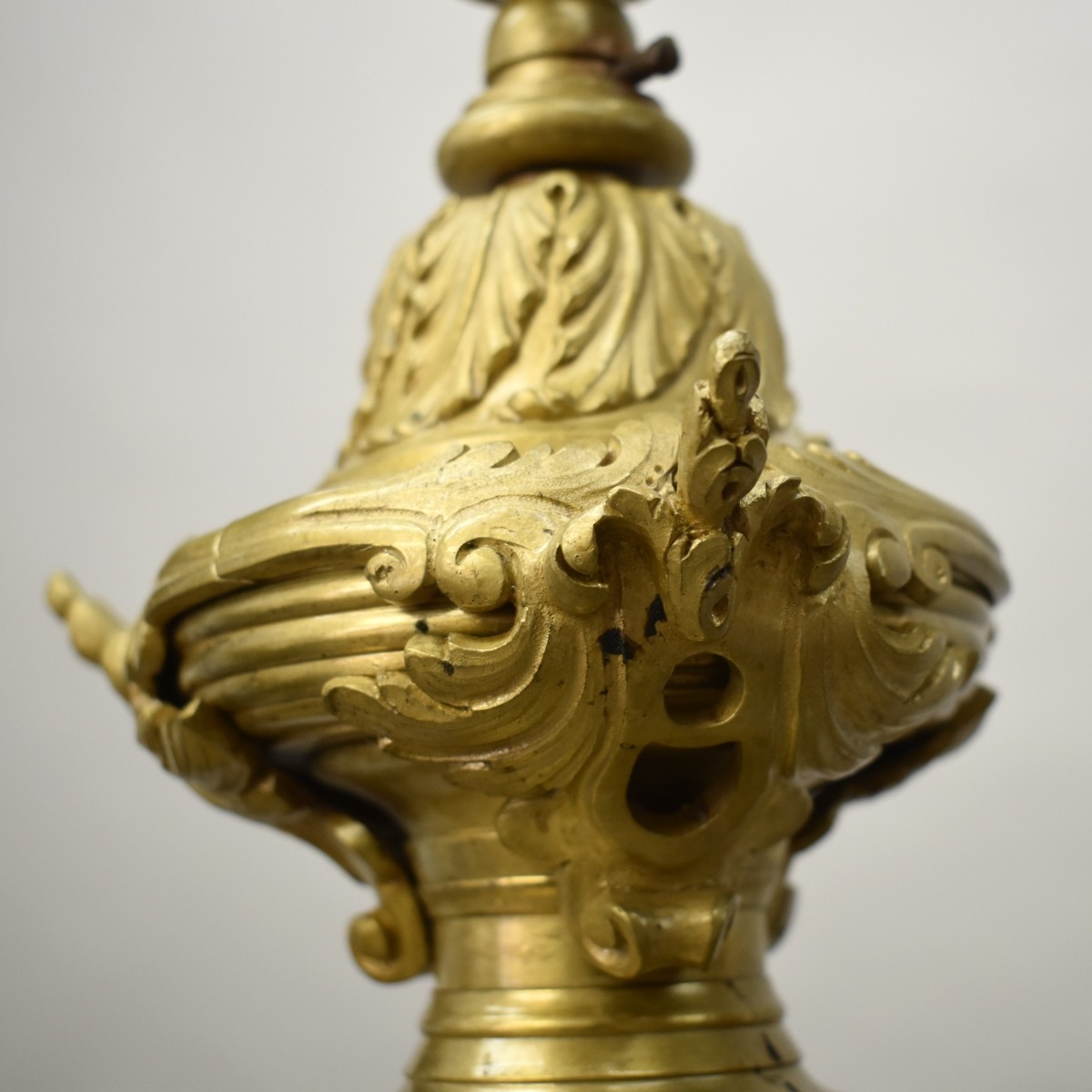 French Gilt Bronze Neo-Classical Chandelier