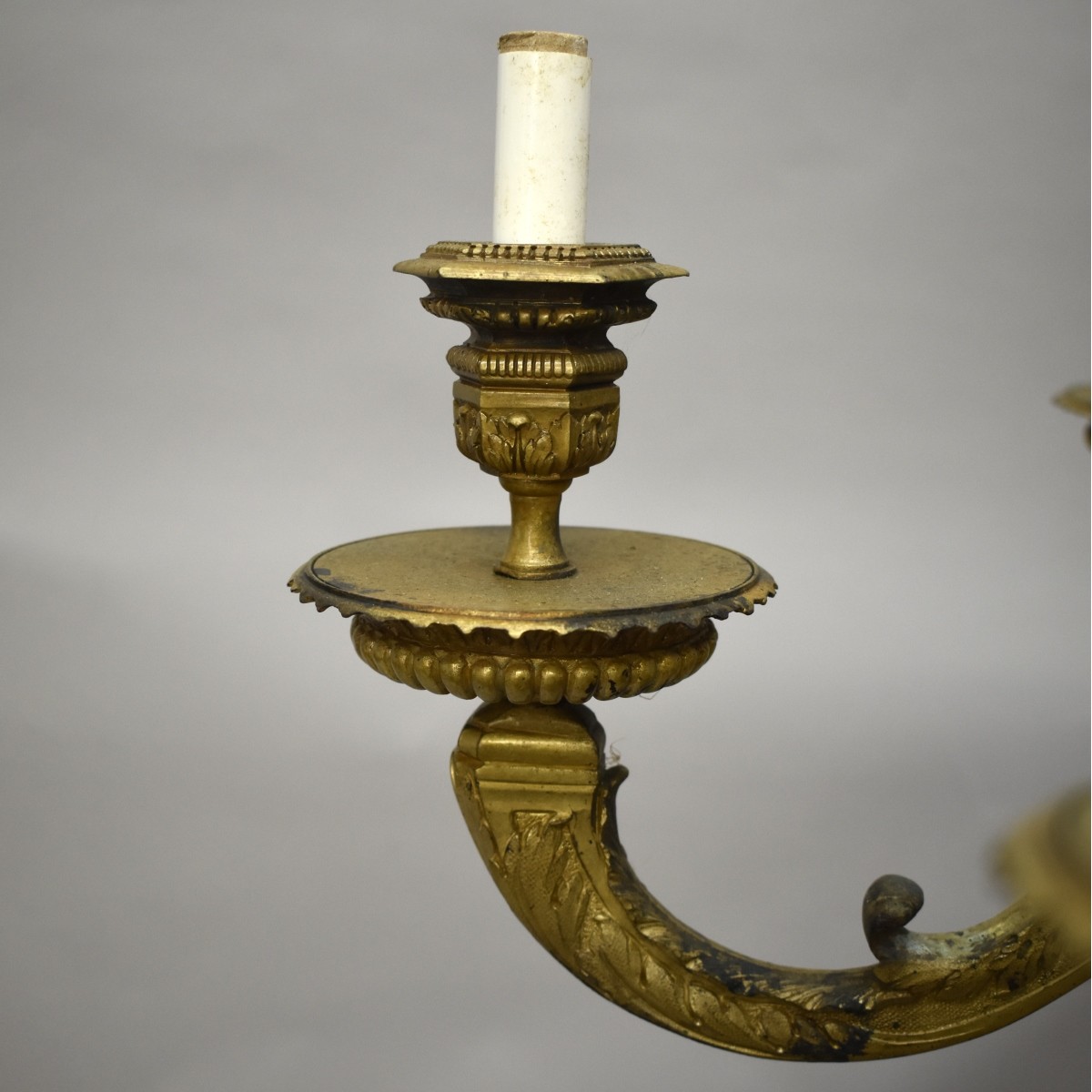 French Gilt Bronze Neo-Classical Chandelier