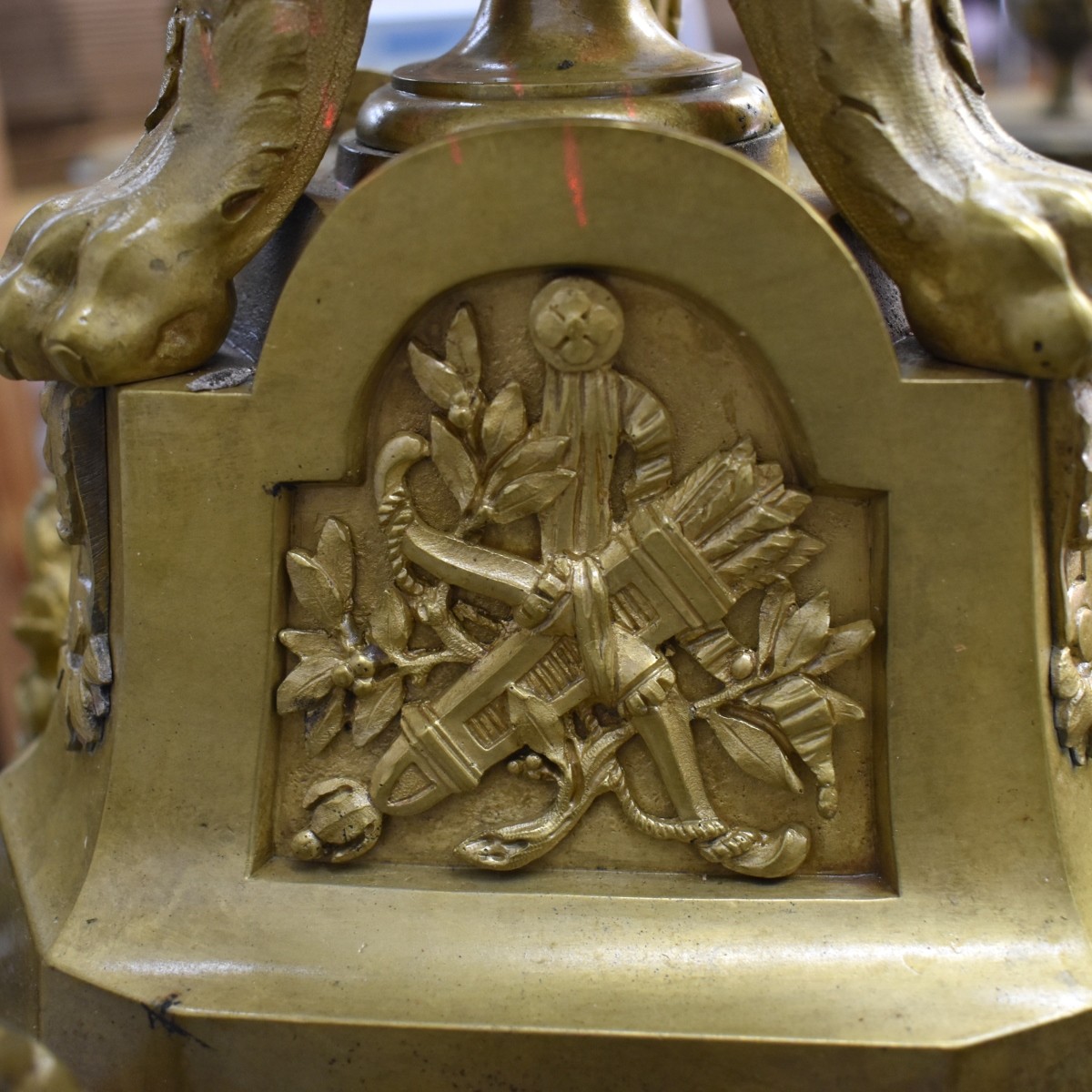 French Gilt Bronze Neo-Classical Chandelier