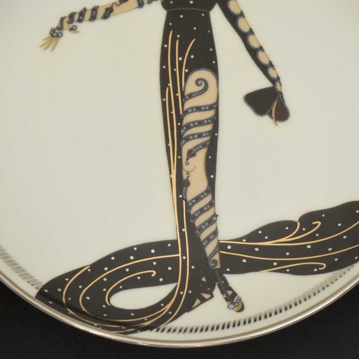 Framed Erte Limited Edition Dishes