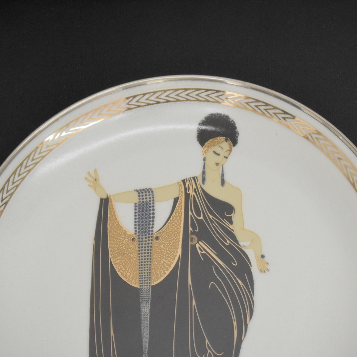 Framed Erte Limited Edition Dishes