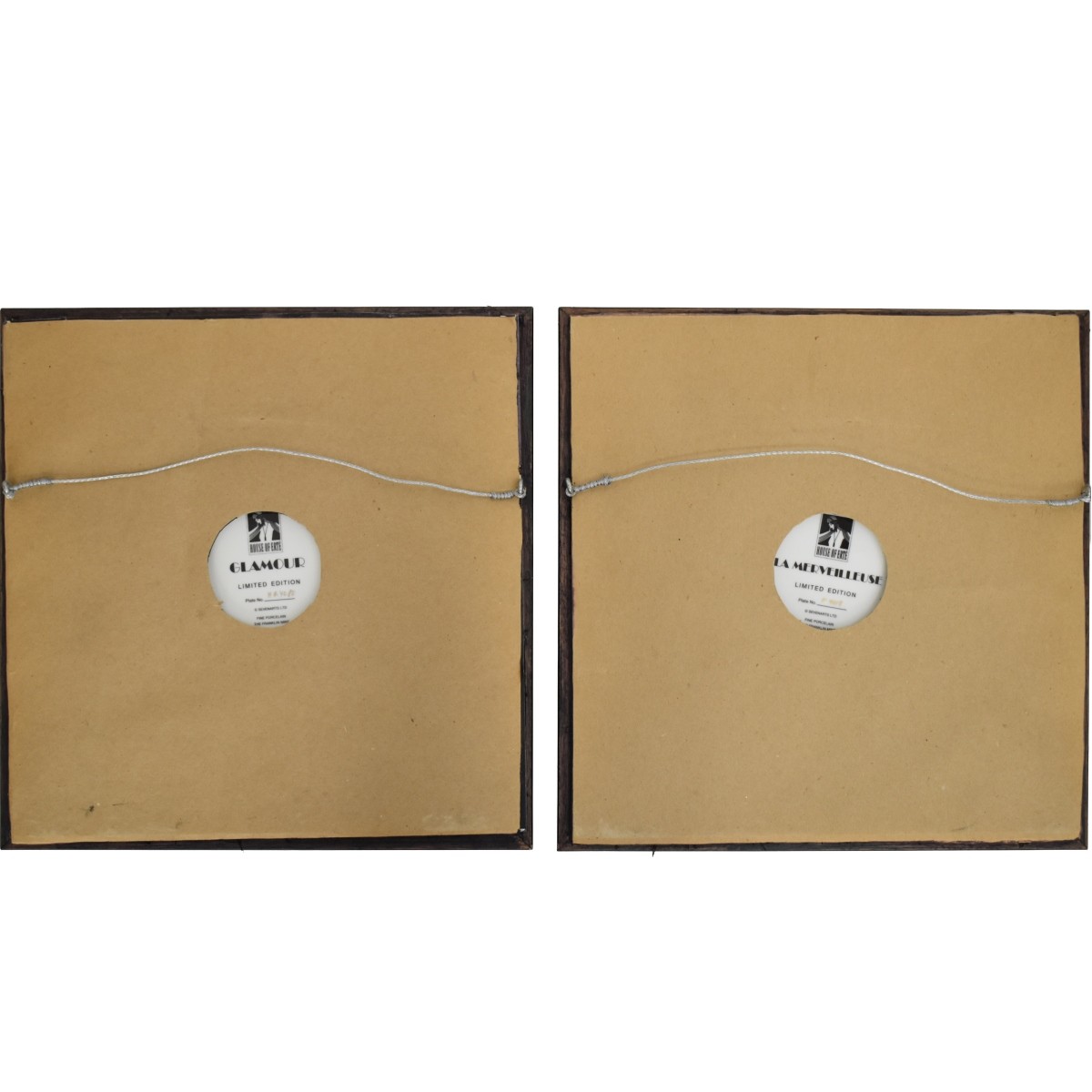 Framed Erte Limited Edition Dishes