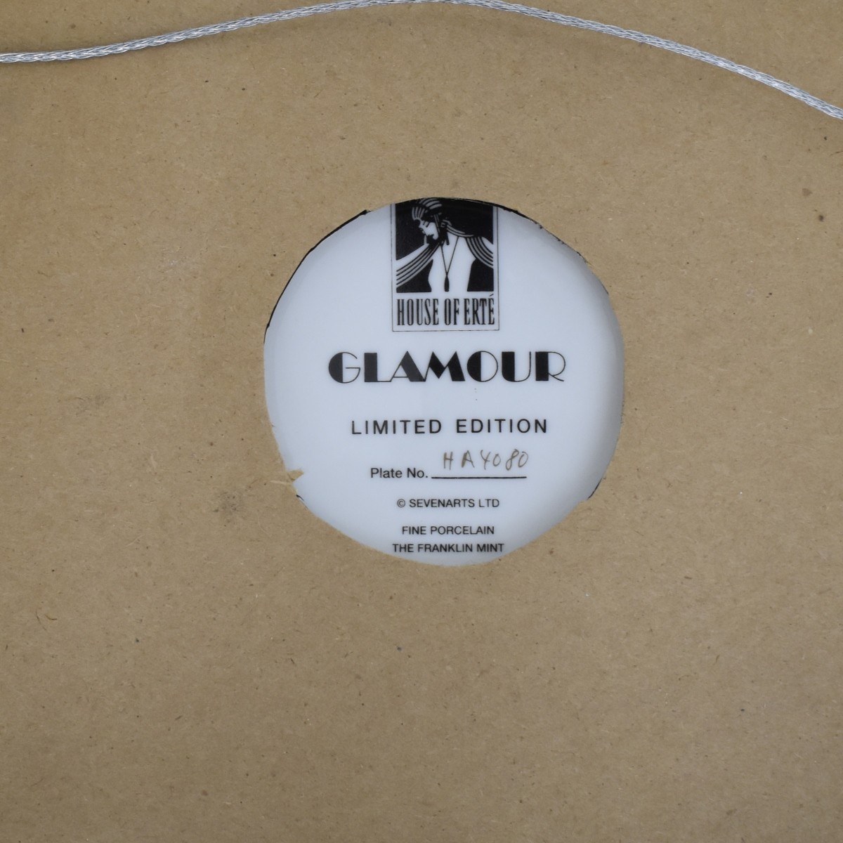 Framed Erte Limited Edition Dishes