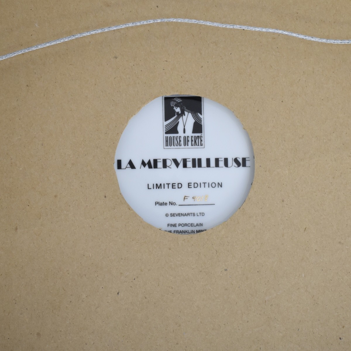 Framed Erte Limited Edition Dishes