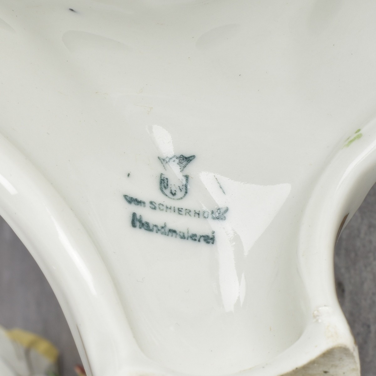 Pair of Dresden German Porcelain Candelabra