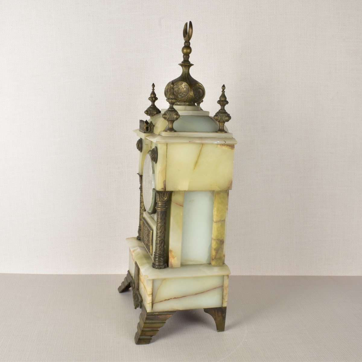 French Orientalist Mantle Clock