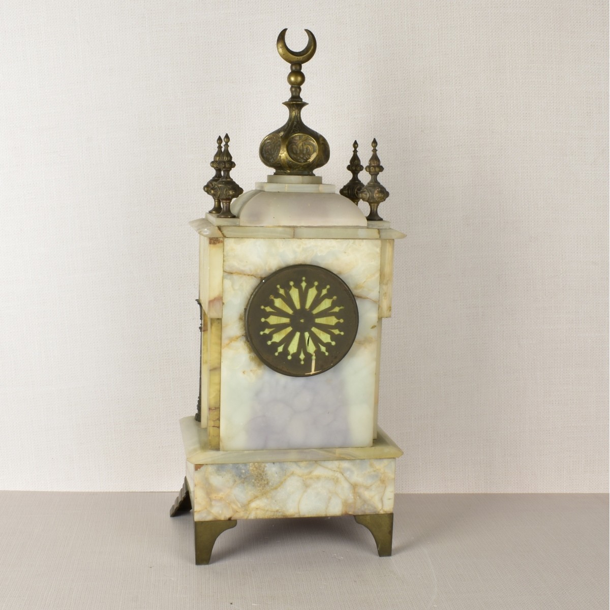 French Orientalist Mantle Clock