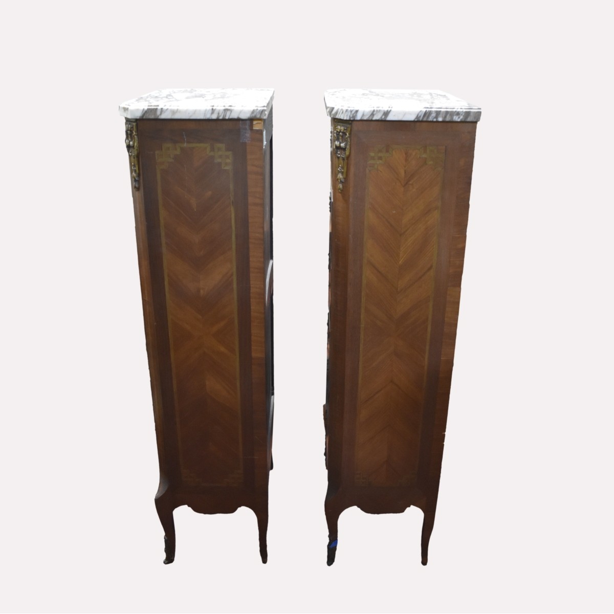 Pair of French Regency Style Lingerie Chests